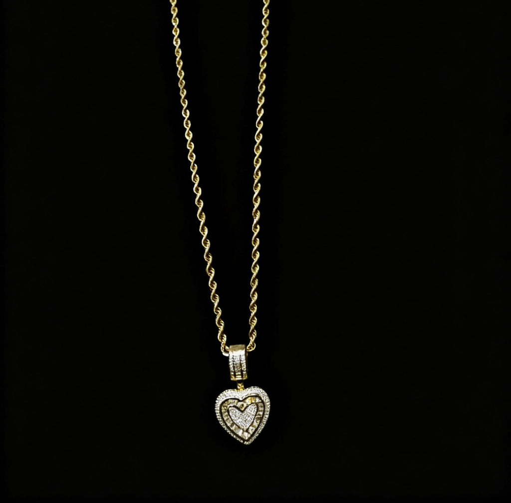 Twisted Heart Necklace