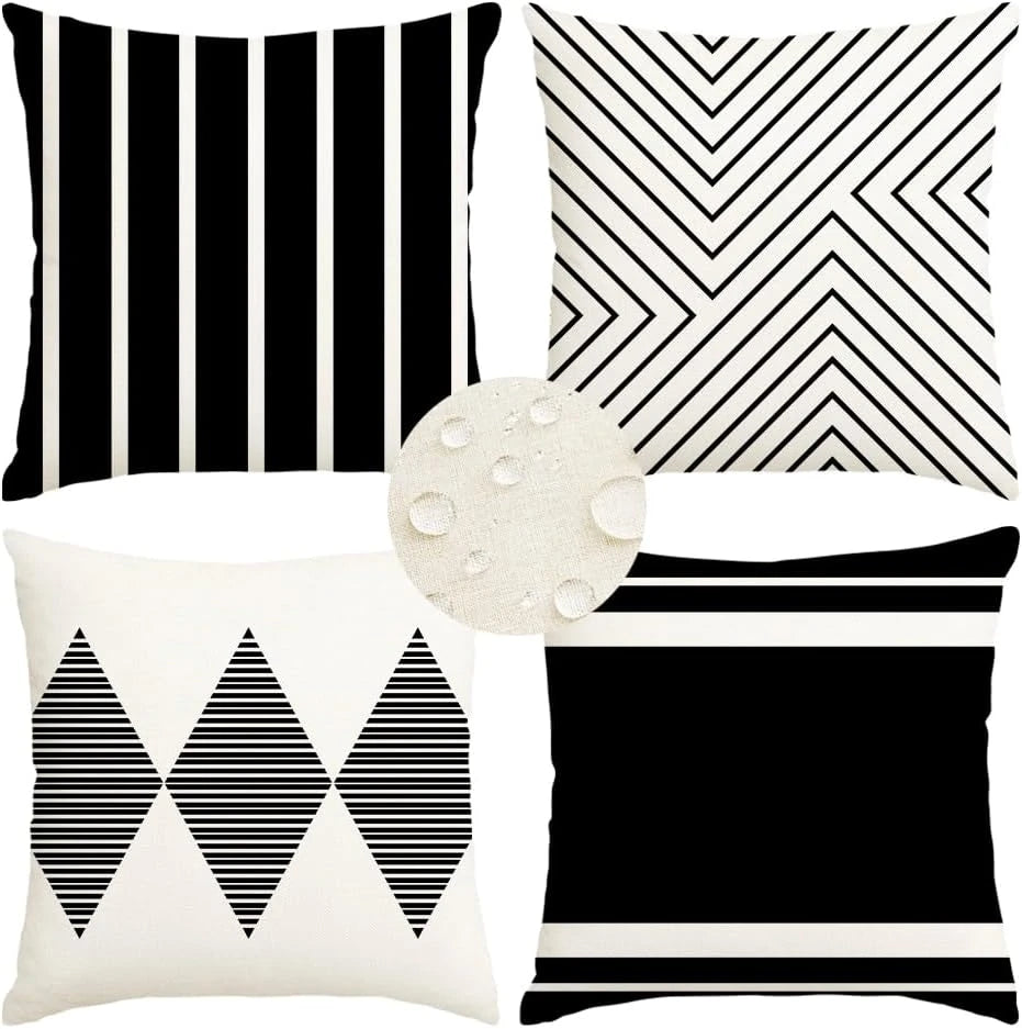 Boho Waterproof Throw Pillow Covers