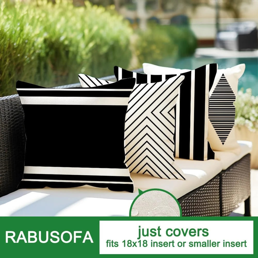 Boho Waterproof Throw Pillow Covers