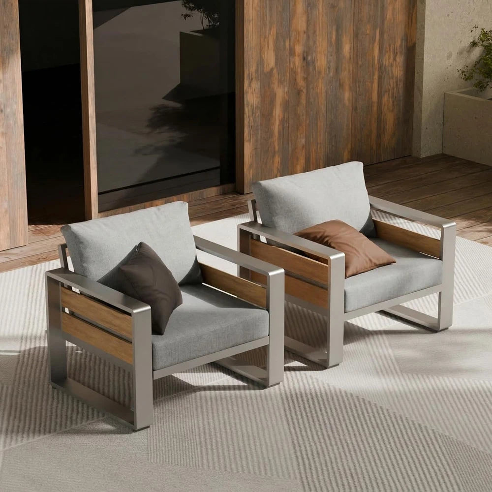Aluminum Outdoor Armchairs