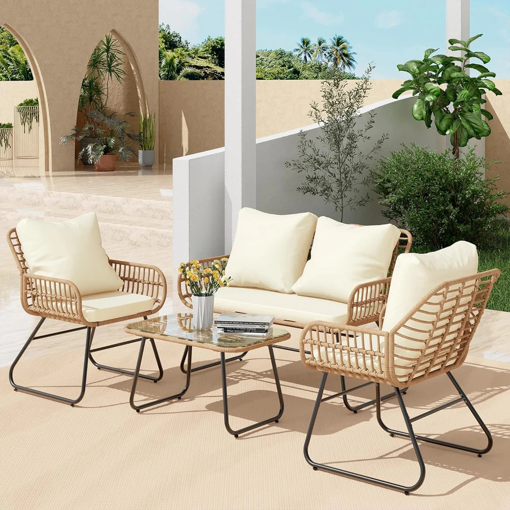 Wicker Bistro Set