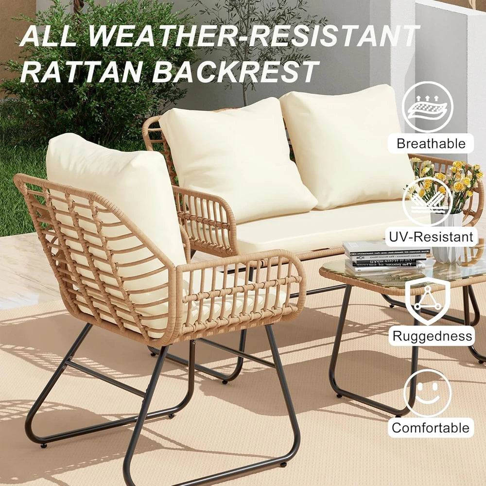 Wicker Bistro Set
