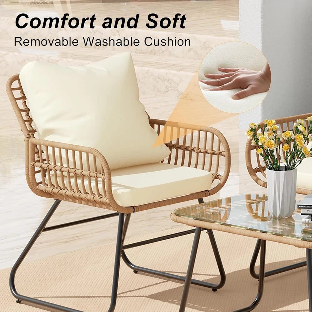 Wicker Bistro Set