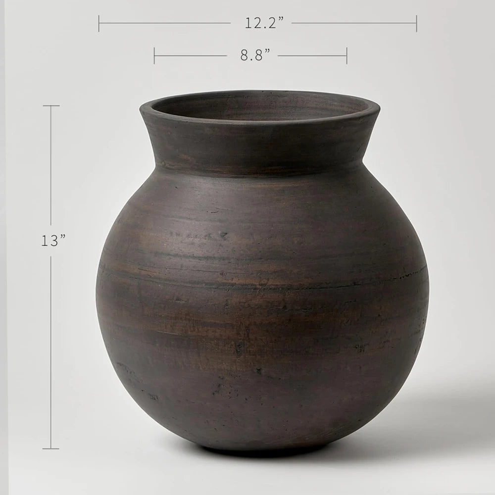 Distressed Ceramic Farmhouse Vase