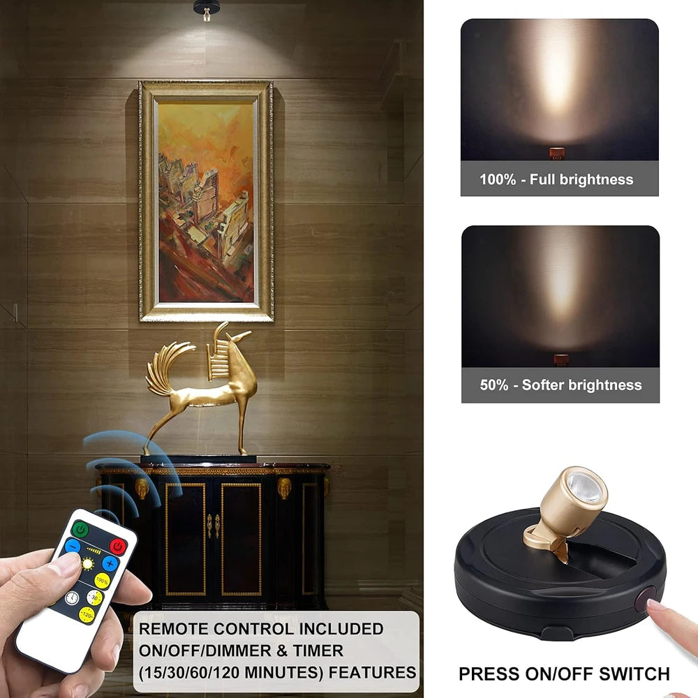 Wireless LED Plant Spotlight