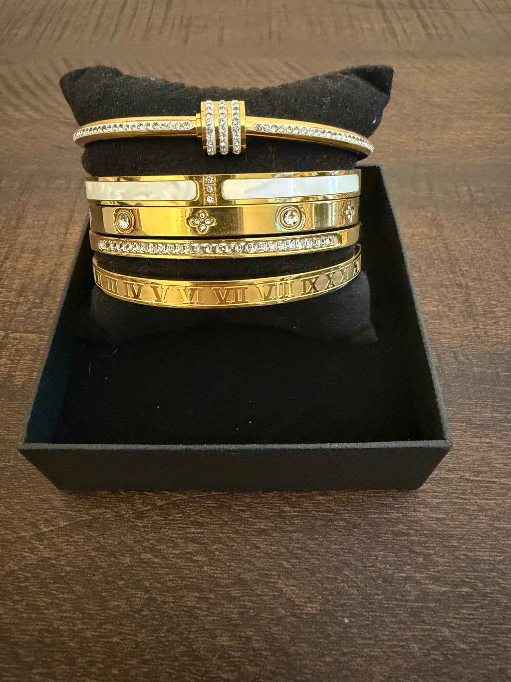 Luxe Stainless Steel Stacking Bracelets