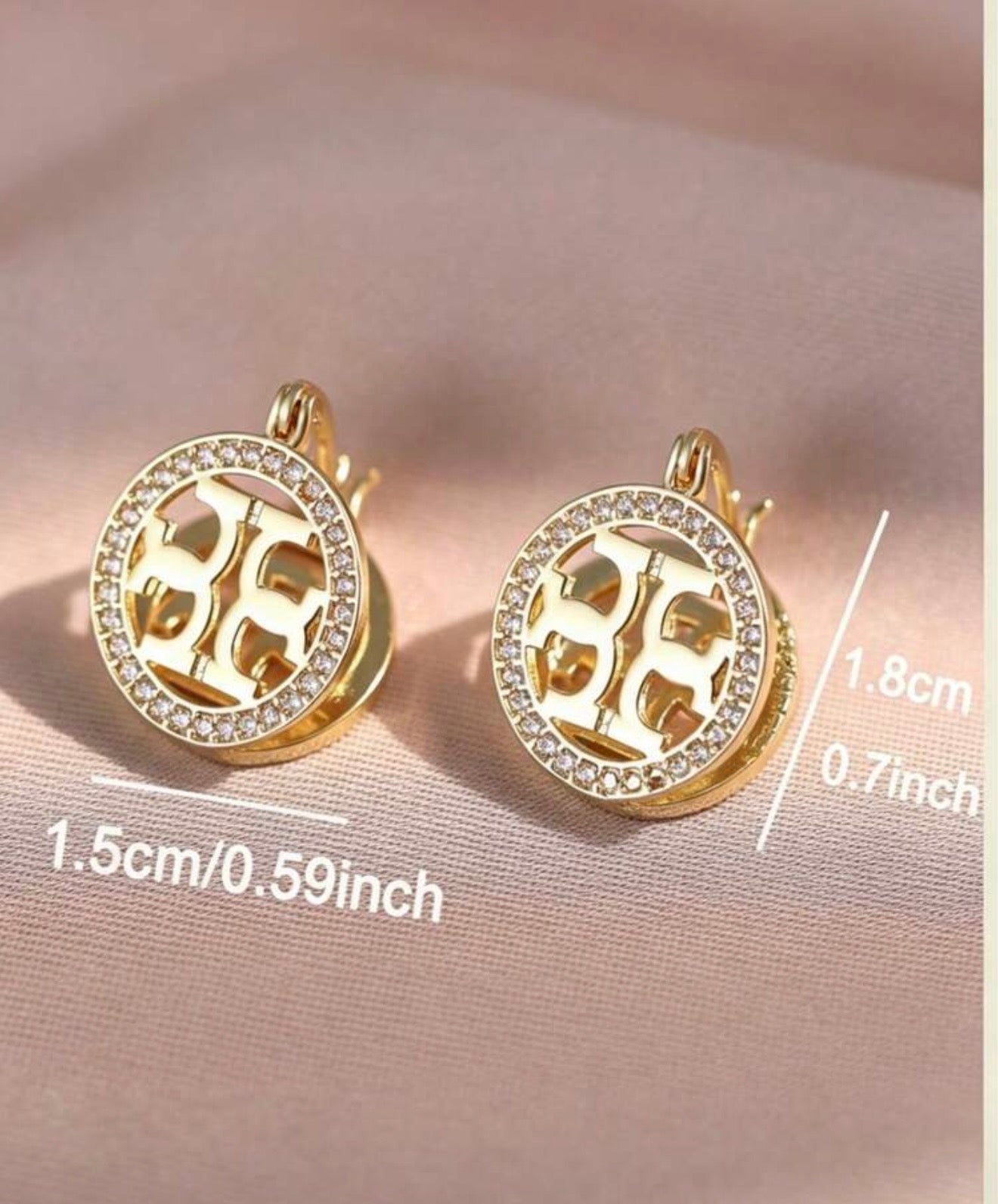 Gold Plated Clip Earrings