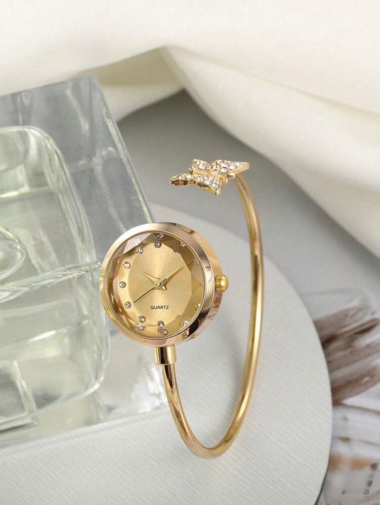 Bracelet Watch with Butterfly