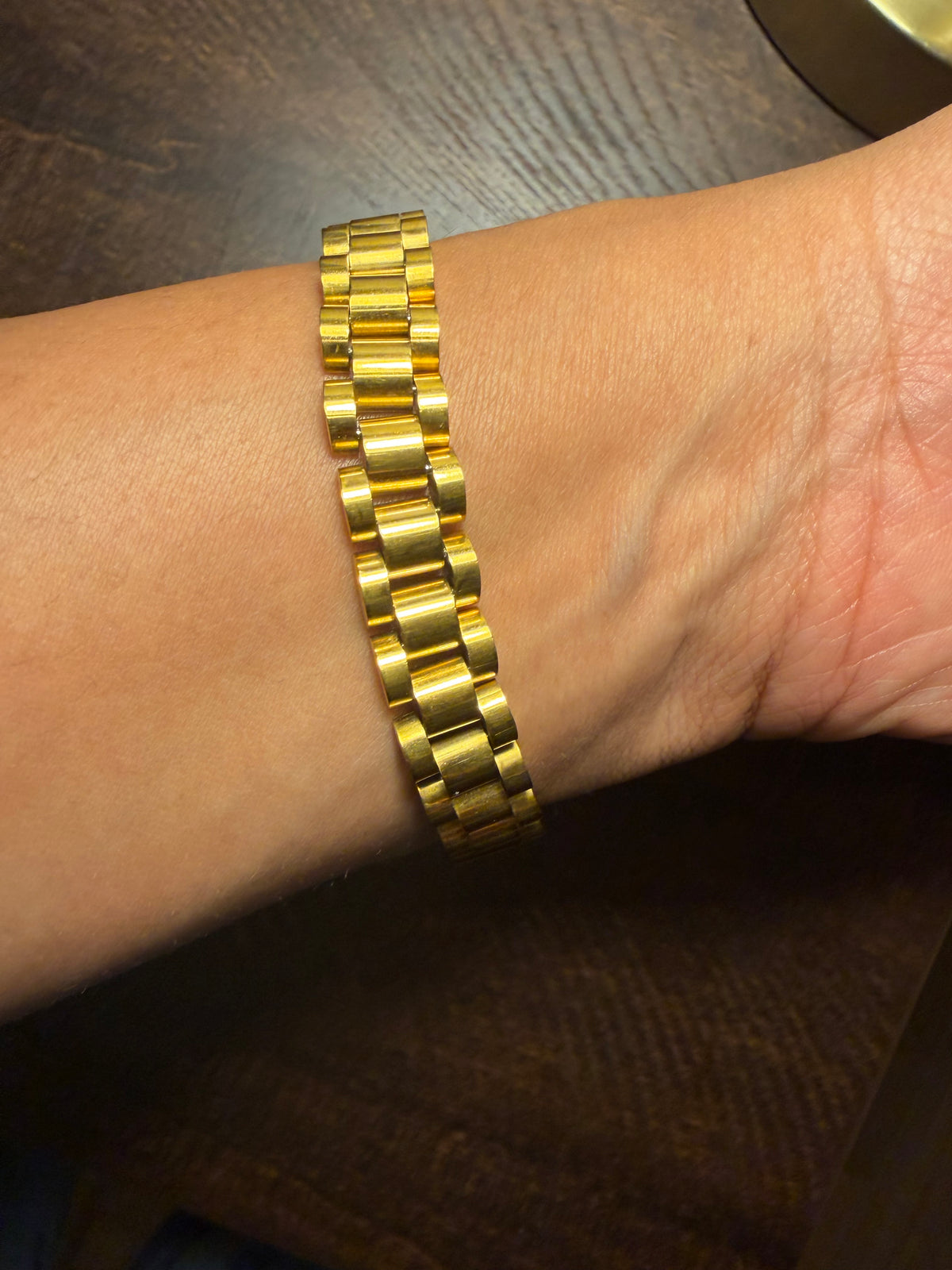 Unisex Rollie Bracelet 18K Gold Plated