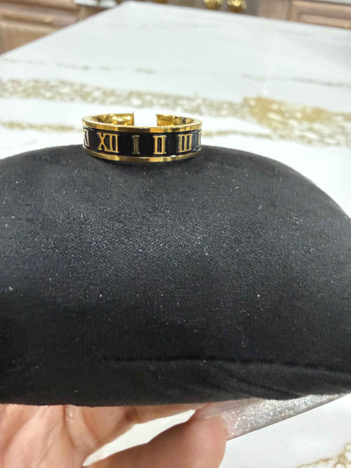 Black Roman Ring for Women