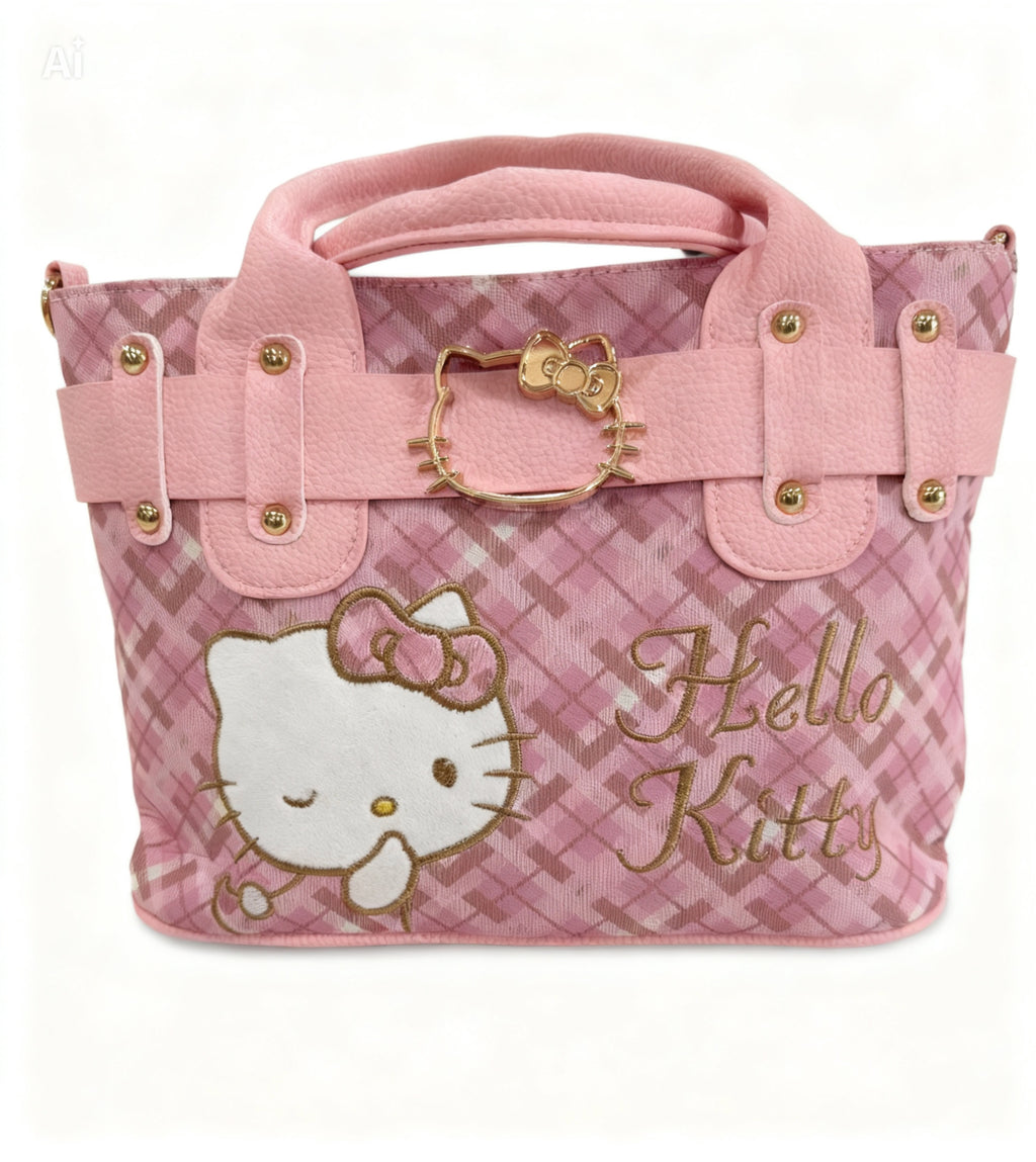 Hello Kitty Plaid Handbag
