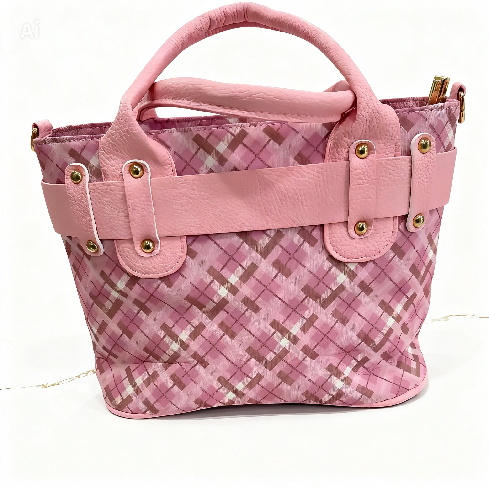 Hello Kitty Plaid Handbag