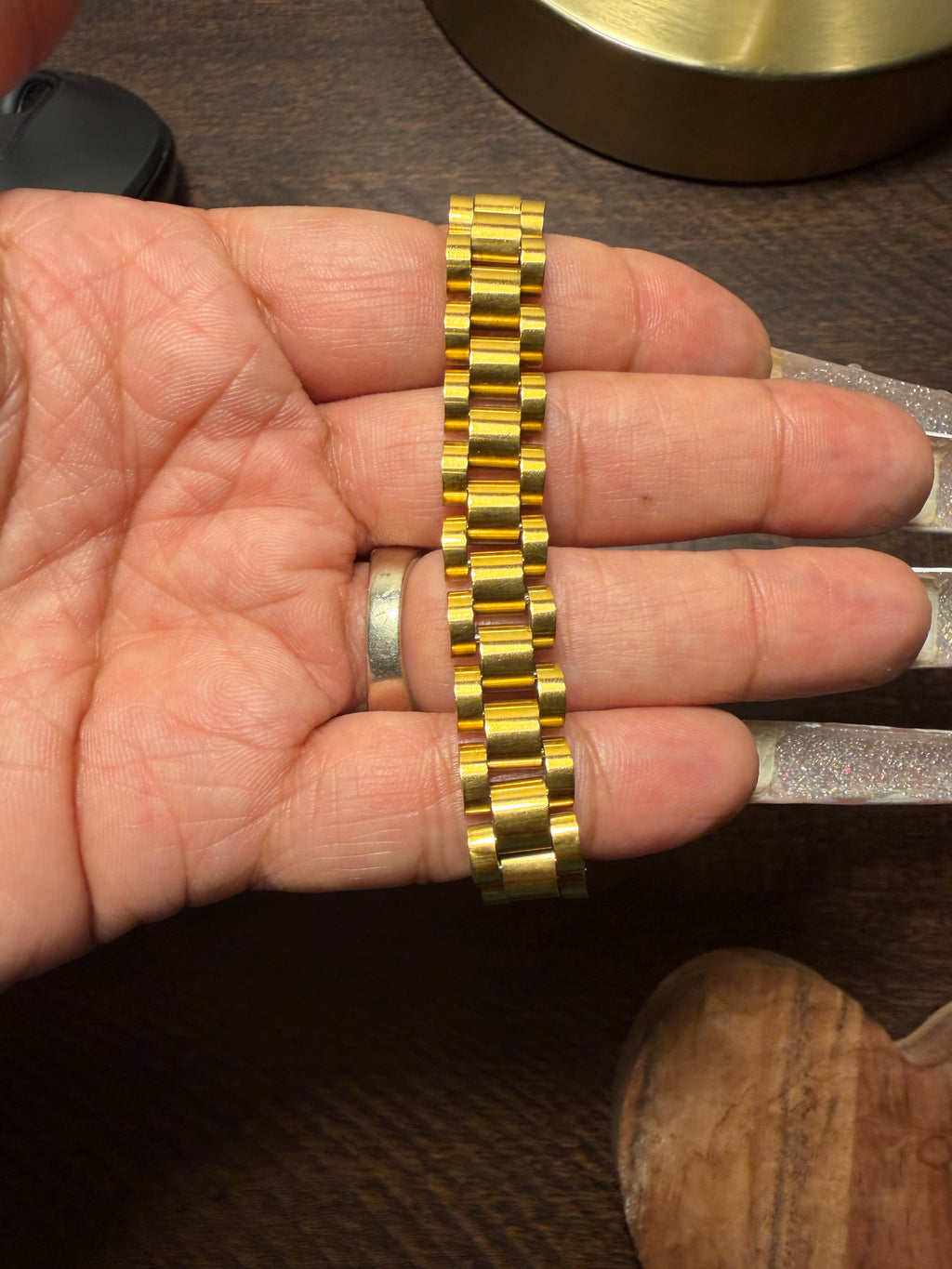 Unisex Rollie Bracelet 18K Gold Plated