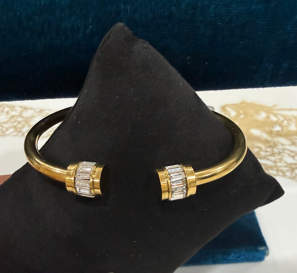 18K Gold Plated Bangle Bracelet