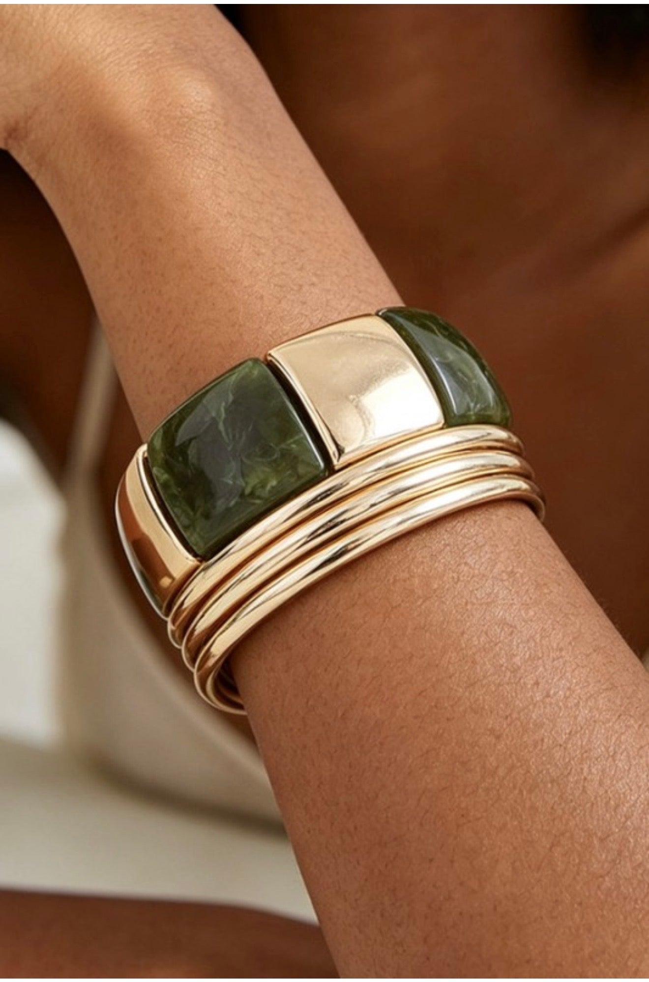 Green Stone Bracelet