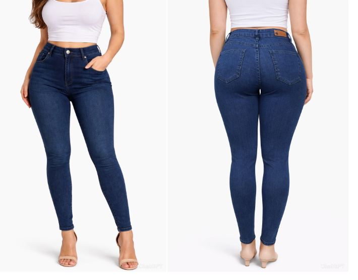 Stretch Skinny Fit Denim Jeans