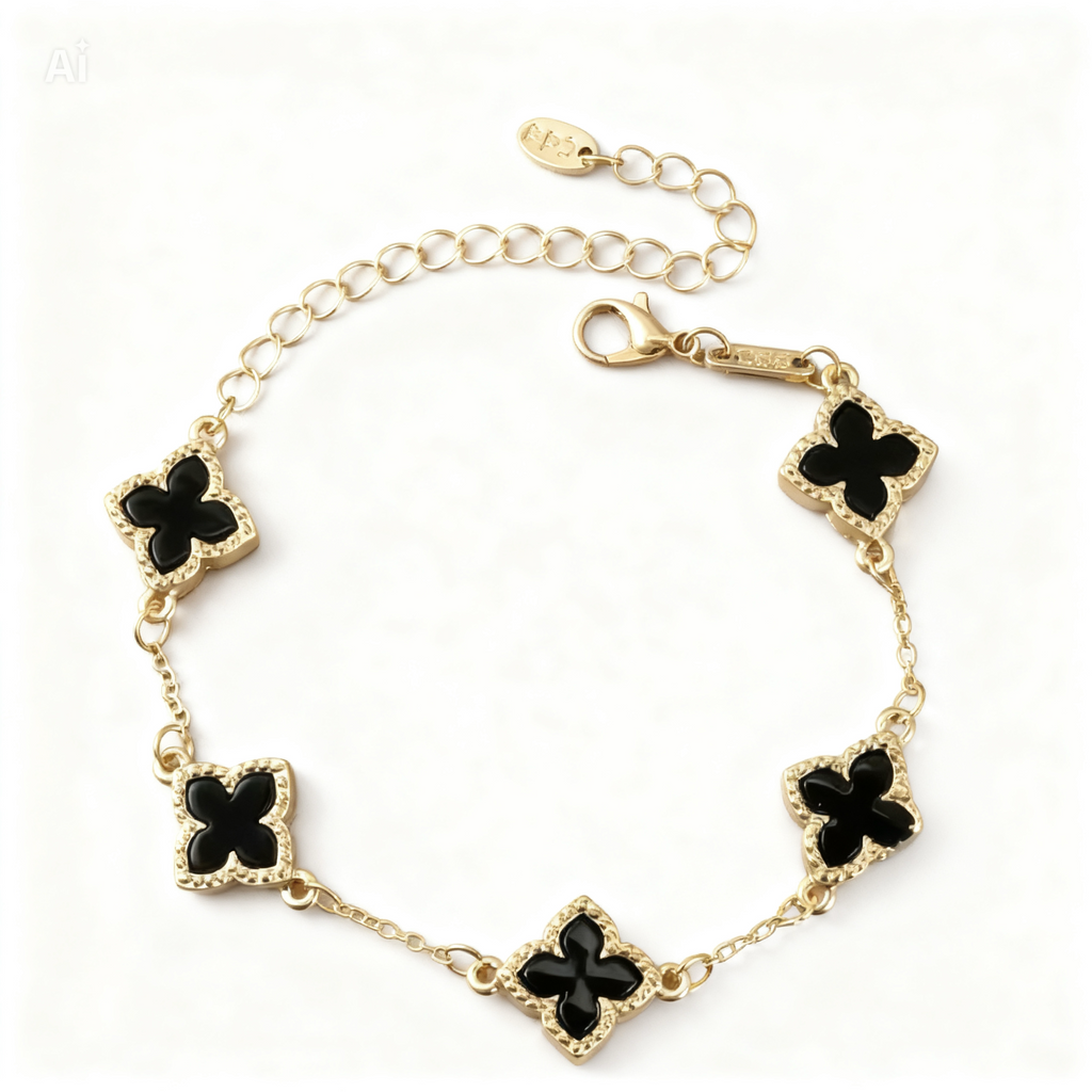 Double Sided Clover Bracelet